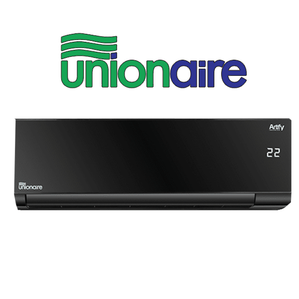  Unionaire Artify air conditioner2.25 horse cold  hot inverter BLACK