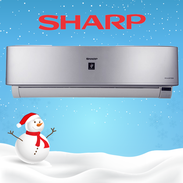 Sharp air conditioner 1.5 h cool and hot with plasma digital inverter