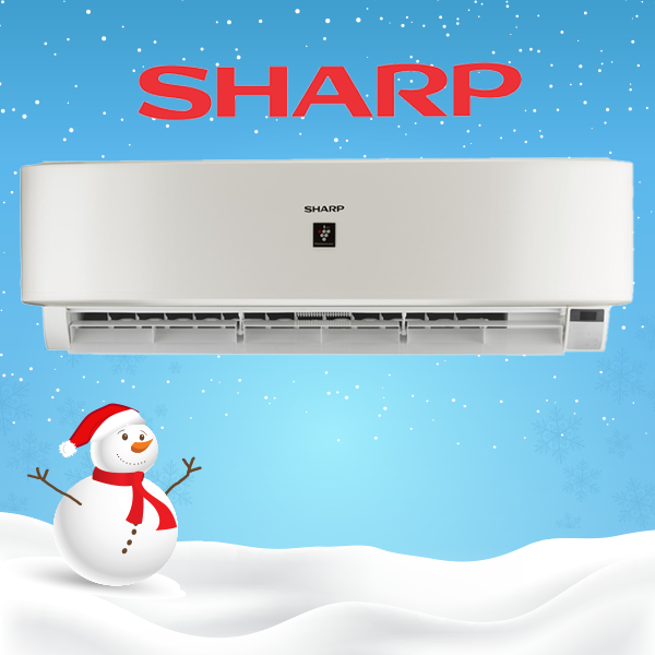Sharp air conditioner 4h cold hot with plasma digital