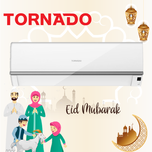 Tornado air conditioner 1.5 h cool and hot with plasma digital inverter - imported