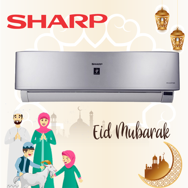 Sharp air conditioner 2.25 h cool and hot with plasma digital inverter