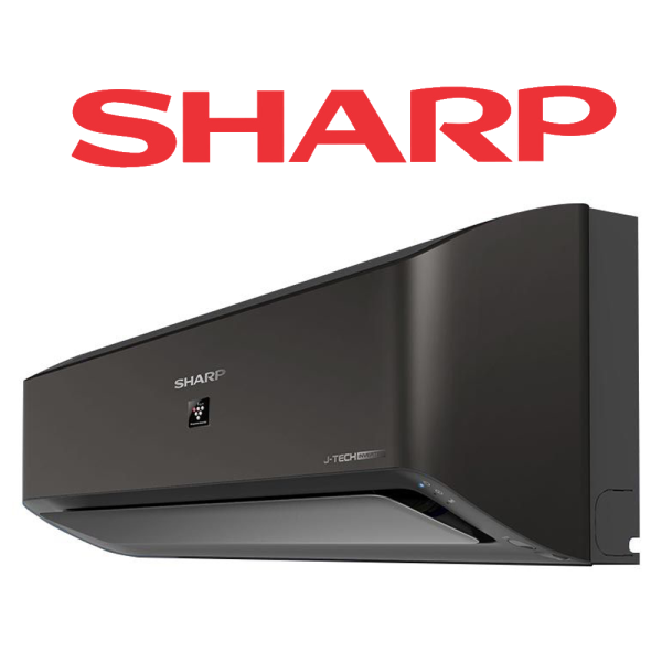 Sharp air conditioner 1.5 HP cold and hot inverter imported plasma cluster black