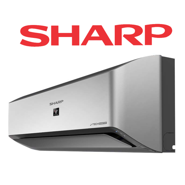 Sharp air conditioner 1.5 HP cold and hot inverter imported plasma cluster silver