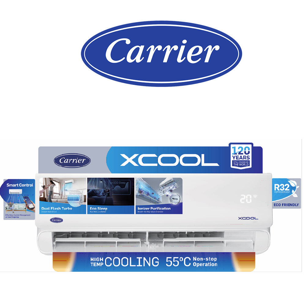 Carrier XCOOL 2 25 HP Split Air Conditioner - White - Inverter
